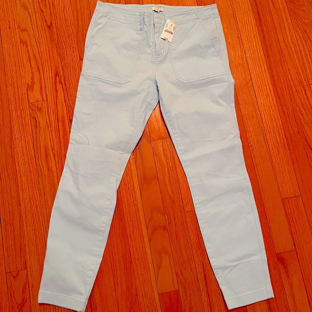 J. Crew Factory Skinny Cropped Pants Blue Size 29